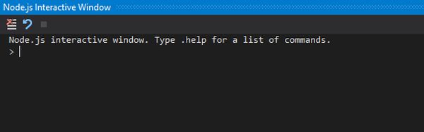 Nodejs interactive window